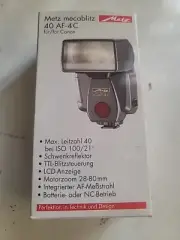 Metz 40 AF-4C Power Zoom Flash for Canon EOS Cameras