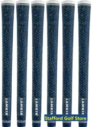 Lamkin UTx Midsize Blue with Yellow Cord Golf Grips .580 Round - Set of 6