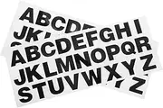 GANAZONO 2pcs Car Decorative Stickers Stickers Letter Decals Custom Car Decal Black Iron on Letters Mailbox Numbers Peel and Stick Numbers Black PVC