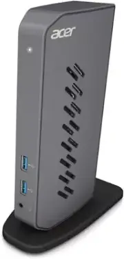 Acer GP.DCK11.00J U301 USB-A/B 3.1 Gen 1 Dock Docking Station HDMI RJ45 Black
