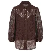 [ZIMMERMANN] Illustration Lace Blouse