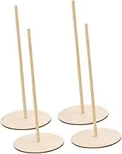 SOLUSTRE 4pcs Doughnut Stand Sturdy Dessert Display Holder for Parties Weddings Candy Tables Donut Rack with Elegant Design