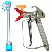 3600PSI Airless Paint Spray Gun With Tip guard And 517 Tip 10inch Extension Pole