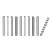 6x45mm Dowel Pins, 10pcs Round Head Flat Chamfered End Dowel Pin