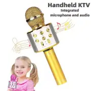 Kids Toys Karaoke Microphone,wireless Bluetooth Karaoke Mic for Children Singing