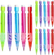 KALIONE 15Pcs Mini Mechanical Pencils Assorted Automatic Pencils with Mini Erasers 0.7 mm Small Mechanical Pencil Pens for Home Office School Stationery Supplies