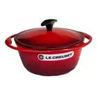 France Le Creuset Two-handed pot 22cm Cherry Red Cookware Kitchenware