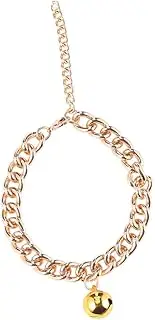 PENIKOKO 1PC Luxury Pet Collar Necklace with Bell Durable Lightweight Pet Decoration Accessories for Dogs Cats for Home Walking Use