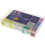 OEX ACX1738 Standard & Mini Blade Fuse Assortment Kit - 371 Pieces