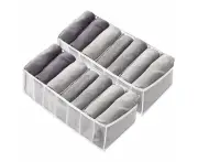 Clothes Organizer Drawers Wardrobe Compartment Separation Underwear PortStorage Box,White