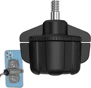 360 Degree Rotating Mount Base - 360° Rotating Swivel Base with 1/4" Screw | Anti-Slip Rubber Grip Mobile Phone Mount with Adjustable Angle, Phone Mount for Live Streaming and Photography