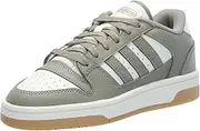 [adidas] Mens Turnaround Sneaker, Silver Pebble/Silver Pebble/Chalk White, 11