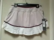Lija Whimsy Sharp Tennis Golf Skirt Skort Ladies Size L Lavender Purple New NWT