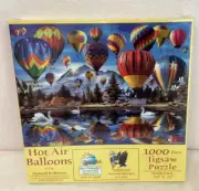 JIGSAW PUZZLE "HOT AIR BALLOONS" 1000 PIECES 20X27 H ROBINSON SunsOut New Sealed