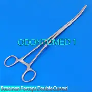 5 BOZEMAN Uterine Forceps 10" Double CURVED Surgical INSTRUMENTS ECONOMY GRADE