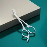 BrowMaster Stainless Steel Trimmer Brow Master Eyebrow Scissors with Comb ZV