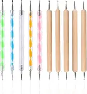 10PCS Dotting Tools Set for Nail Art, Embossing Stylus for Painting Rocks Mandalas, Art Dot Tools