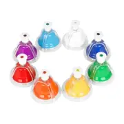 8 Note Handbells Hand Bells Child Music Bells Toy Desk Bells Party Supplies