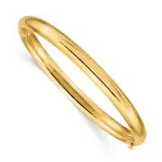 10K Solid Yellow Gold 4.75mm Bangle Bracelet