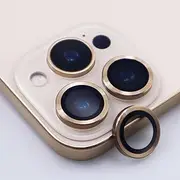 BONVAN for iPhone 16 Pro / 16 Pro Max Camera Lens Protector Metal Crystal Tempered Glass Screen Accessories Cover (Desert Titanium)