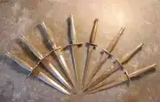 Lot of 8 British Army Fairbairn Sykes Commando Knife 2nd Pat Steel Handle