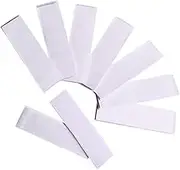 DECORNIJIA 10Pcs Hook Loop Adhesive Mounting Tape Heavy Duty Strips for Home Office Reusable Pads for Smooth Surfaces for Picture Hanging Cushions