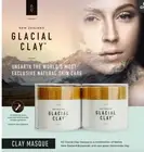 New Zealand Glacial Clay Facial Mud Masque/ Mask, Skin Detox, Free Post