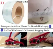 3000m Polypropylene Strap PP Roll For Pro Box Sealing Carton Strapping Machine