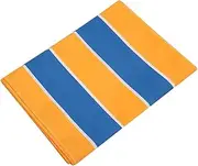 NDNCZDHC Playing Run Mat 6m Picnic Field Day Mat Fun Teamwork Building Run Mat Oxford Cloth Rolling Mat Game Equipment(Blue Yellow 6m)