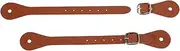 BESPORTBLE 2pcs Horse Riding Strap Spurs Belt Horse Trailer Accessories Spur Straps Western Men Western Horse Riding Spur Straps Boot Straps for Boots Light Brown Leather