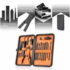 15 pcs Manicure Nail Clipper Kit Stainless Steel Pedicure Set Tool GIFT Care Mum