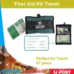 57Pcs First Aid Kit Travel Medical Pouch Emergency 1st Aid Bag Work Holiday Car