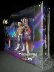 DEFLECTOR DC® AEW Unrivaled Collection Champion Cody Double Nothing DISPLAY CASE