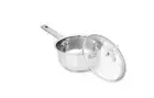 16cm Stainless Steel Saucepan with Encapsulated Base Cool Touch Handle Pot Stov