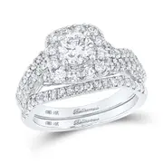 1 3/4 CT-Diamond 3/4CT-CRD BELLISSIM BRIDAL SET CERTIF