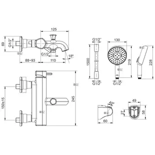 KOHLER Occasion 沐浴龍頭(摩登金) K-EX27027T-4-2MB