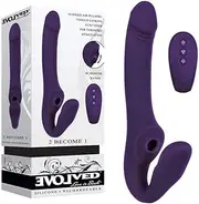 Evolved Evolved 2 Become 1 Vibrator Purple One Size