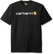 CARHARTT Graphic T-shirt Black K195-BLK Men's REGULAR Fit Short Sleeve