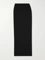 [ÉTERNE] ÉTERNE - Emma Matte Stretch-jersey Maxi Skirt - Black - medium medium Black