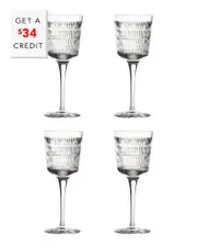 Vista Alegre Vendome Red Wine Goblets (Set Of 4) with $36 Credit