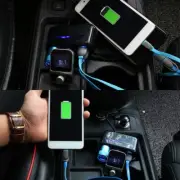 12V/24V 2 Port Car Charging Socket with 2 USB Port for Mobile Devices