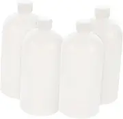 GANAZONO 4Pcs Graduated Reagent Bottles Sealed Empty Chemical Storage Containers for Laboratory Classroom and Home Use Lightweight and Reusable