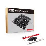 DeskPi Super6C Raspberry Pi CM4/CM5 Cluster Mini-ITX Board 6 RPI CM4 Supported