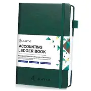 Accounting Ledger Book – Accounting Log for Medium (5.8 x 8.3 Inch) Dark Green