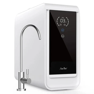 SimPure Q3-600 UV Reverse Osmosis System Under Sin Electric 8 Stage
