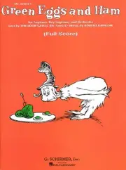 Green Eggs & Ham Dr Seuss Vocal Score Soprano & Full Orchestra Sheet Music Book