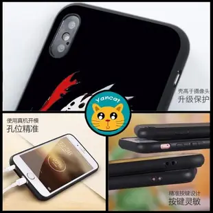 火影忍者/卡卡西/卡殿6s適用x手機殼8plus卡通iphone5s軟殼7動漫6