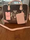 juicy couture brown velour bag