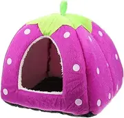 VILLFUL Warm Sleeping Tent for Hamsters Guinea Pigs Ferrets Non Slip Cartoon Design Lightweight Hideout Easy to Clean Animal House