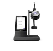 Yealink WH66 Mono Teams DECT Wireless Headset, UC Workstation, HD Voice, 2-Mic Noise Cancellation330 Adjustable, Leather Ear Cushions, Zoom TEAMS-WH66-M
